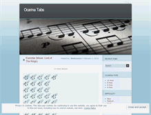 Tablet Screenshot of ocarina-tabs.com